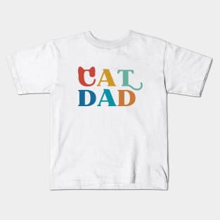 Cat Dad Kids T-Shirt